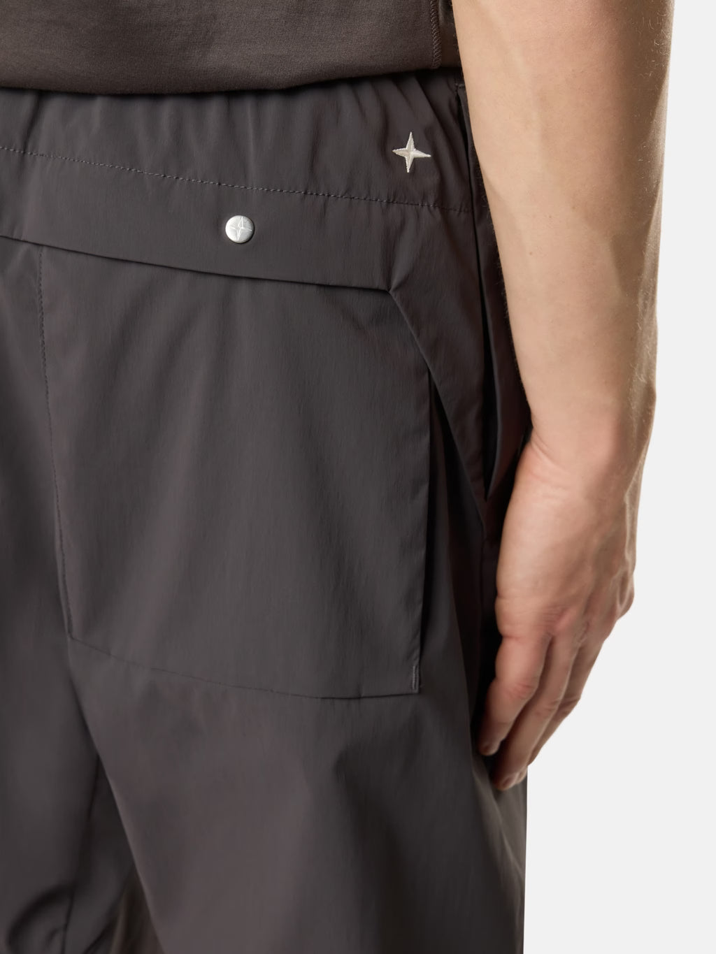 Stone Island - 3100025 Pantalon RECYCLED STRETCH NYLON TELA_S.I. STELLINA Gris plomb