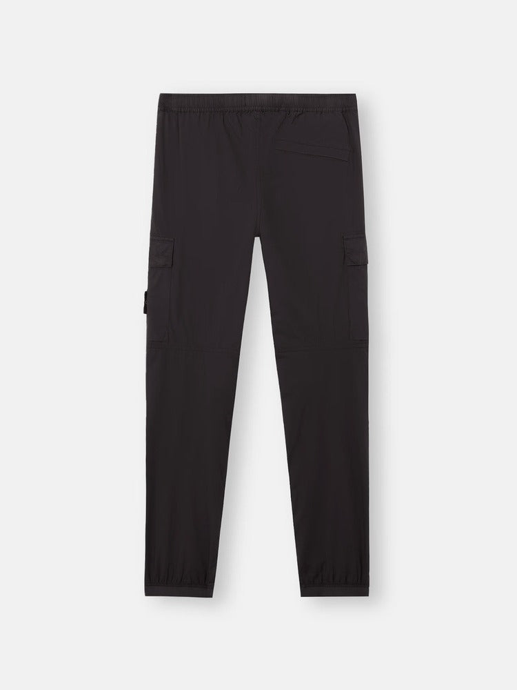Stone Island - 3100031 Pantalon Cargo Stretch coton tela Noir