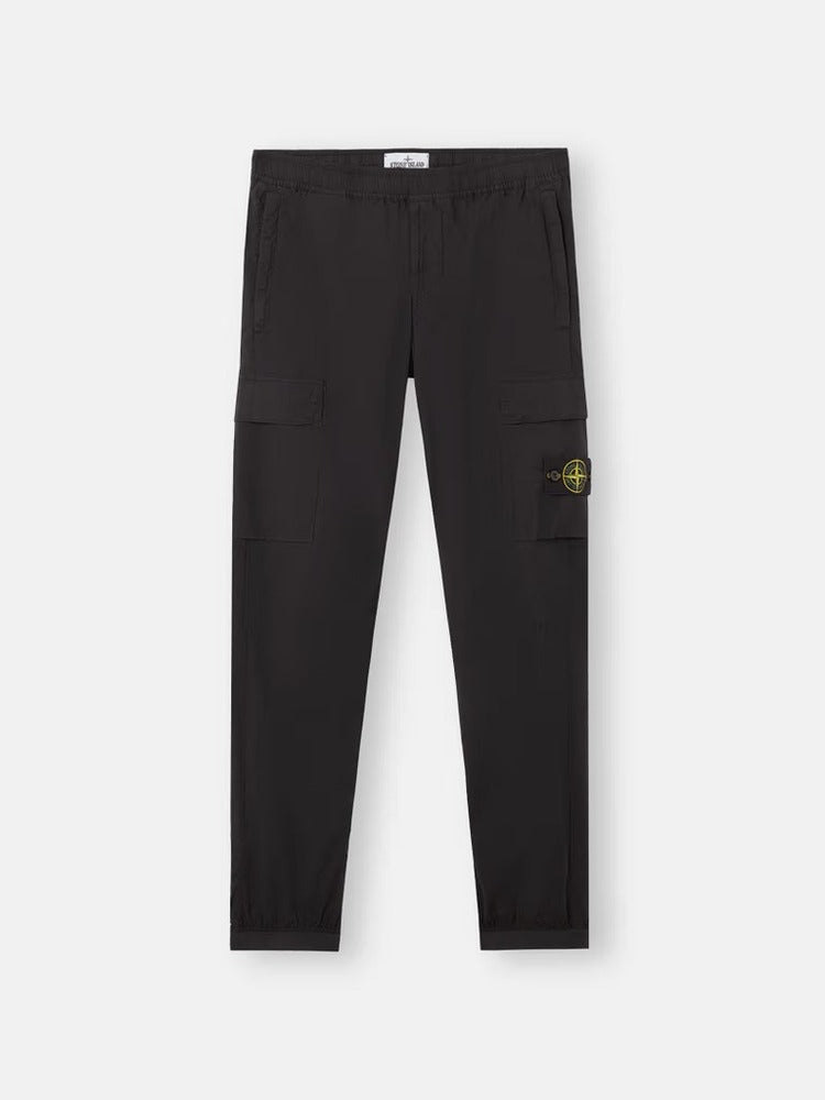 Stone Island - 3100031 Pantalon cargo strech coton tela black