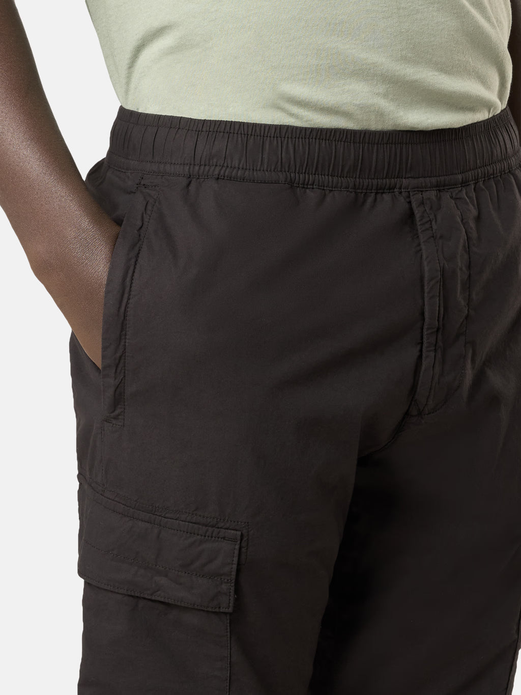 Stone Island - 3100031 Pantalon cargo Strech Cotton Tela paracadute Noir