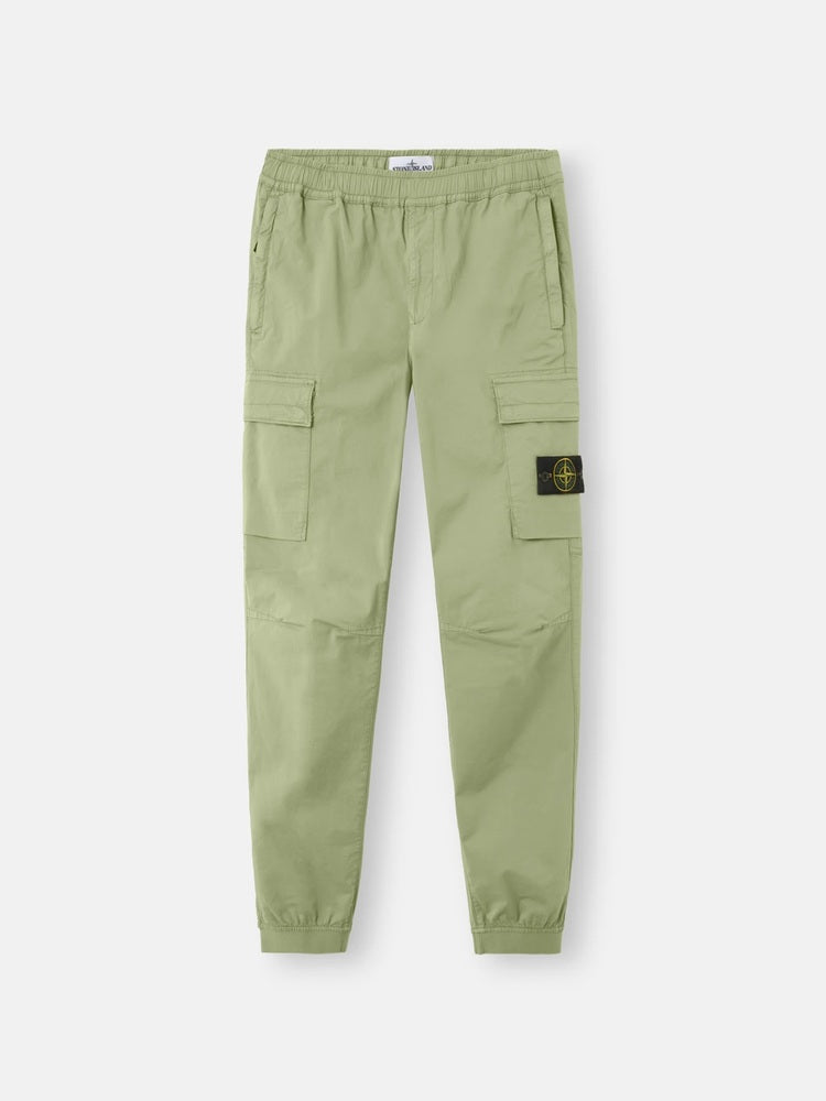 Stone Island - 3100031 Pantalon Cargo fuselé régular Vert Sauge