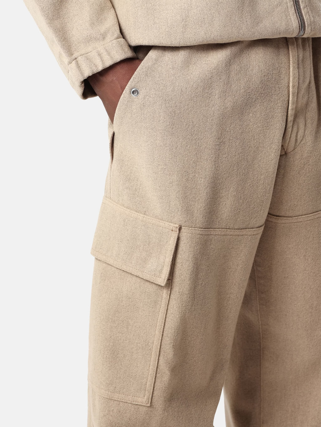 Stone Island - 3100050 Pantalon Wool Nylon Biscuit
