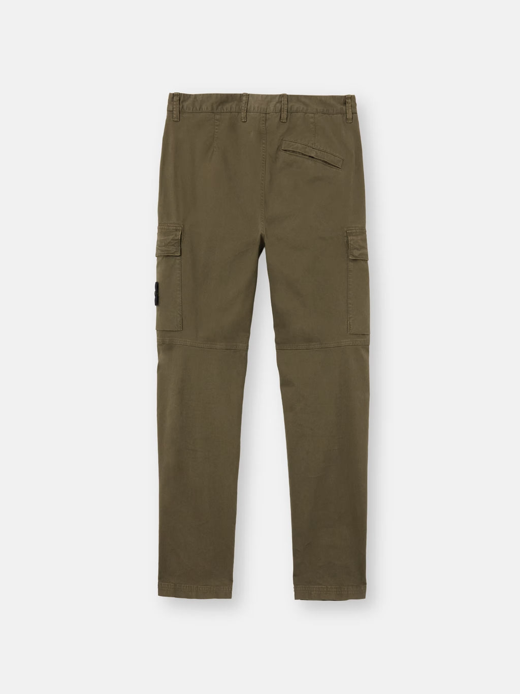 Stone Island - 3100051 Pantalon Cargo organic coton STRETCH BROKEN TWILL 'OLD' EFFECT Vert Militaire