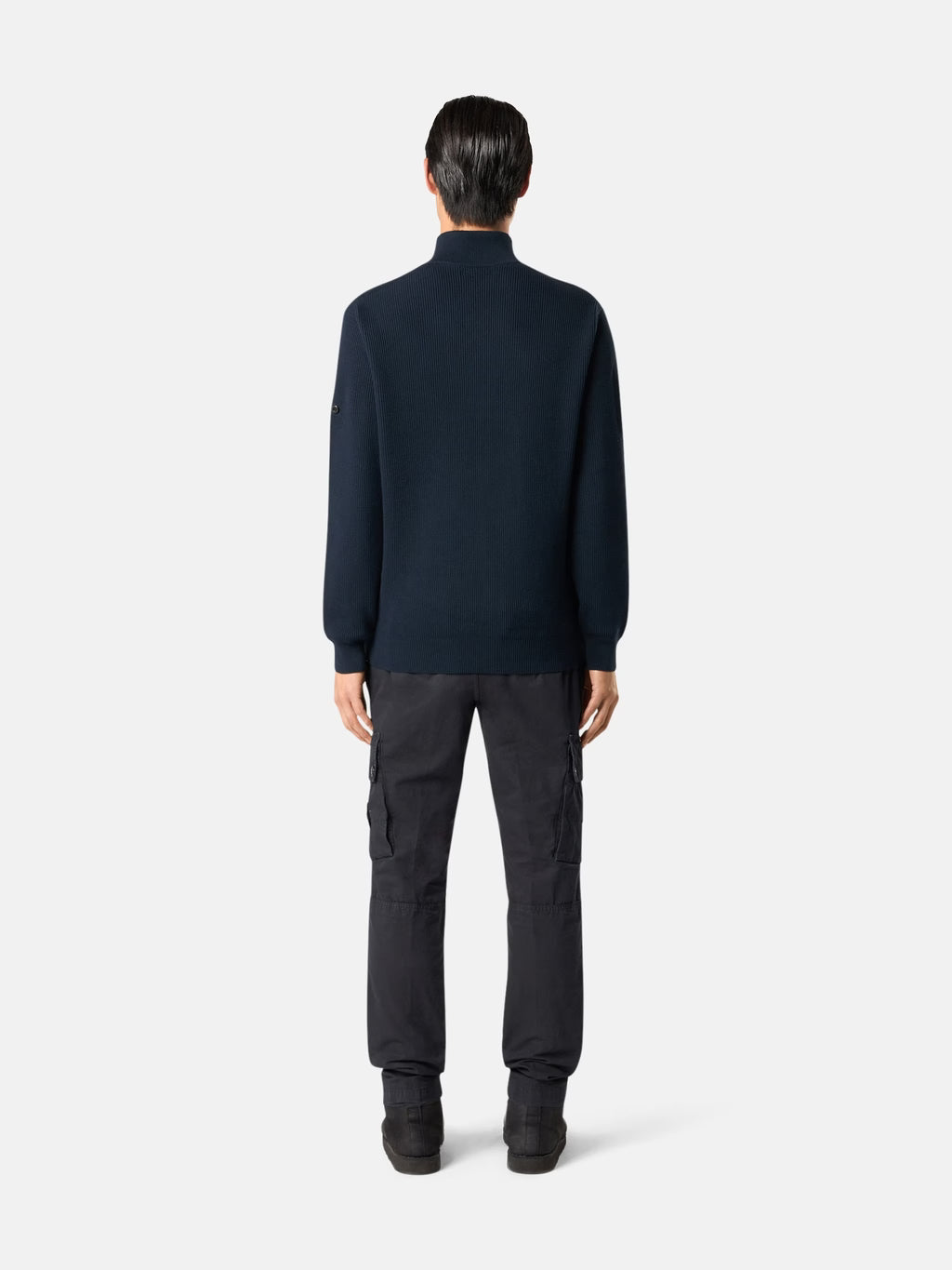 Stone Island - 3100051 Pantalon Cargo organic coton STRETCH BROKEN TWILL 'OLD' EFFECT Black