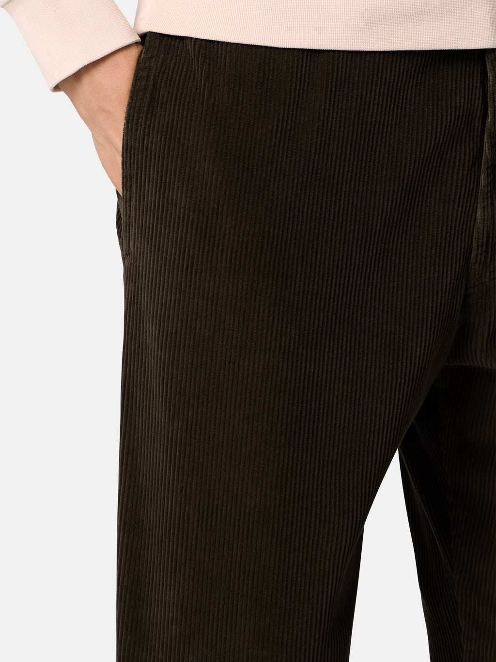 Stone Island - 3100059  Pantalon Velours Gris Charbon