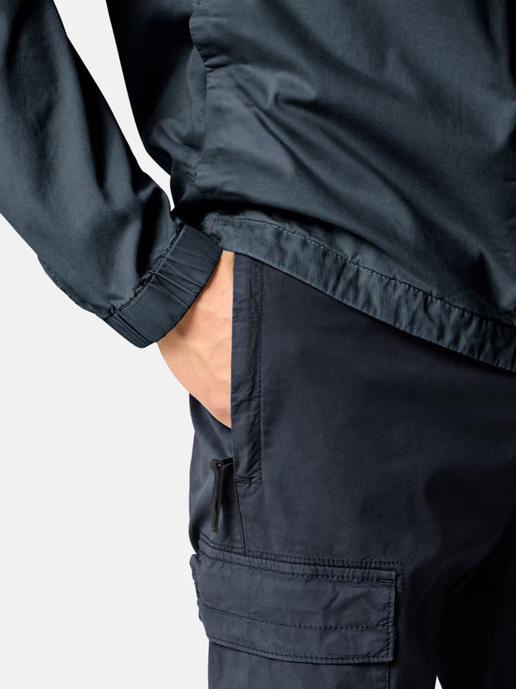 Stone Island - 3100304 Pantalon cargo supima coton twill stretch bleu marine