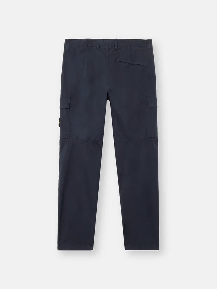 Stone Island - 3100304 Pantalon cargo supima coton twill stretch bleu marine