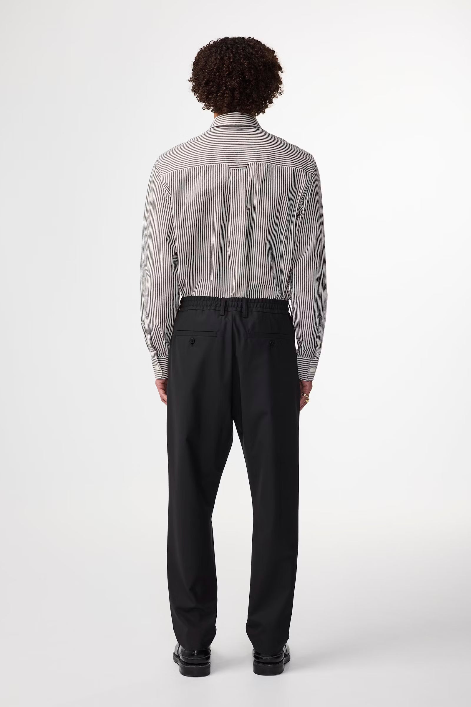 NN07 - Billie 1088 Pantalon Lightweight drawstring regular fit Black