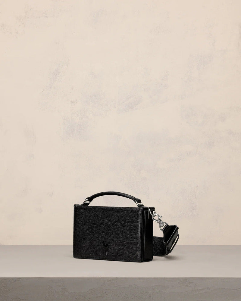 AMI - Sac lunch box Ami de coeur noir