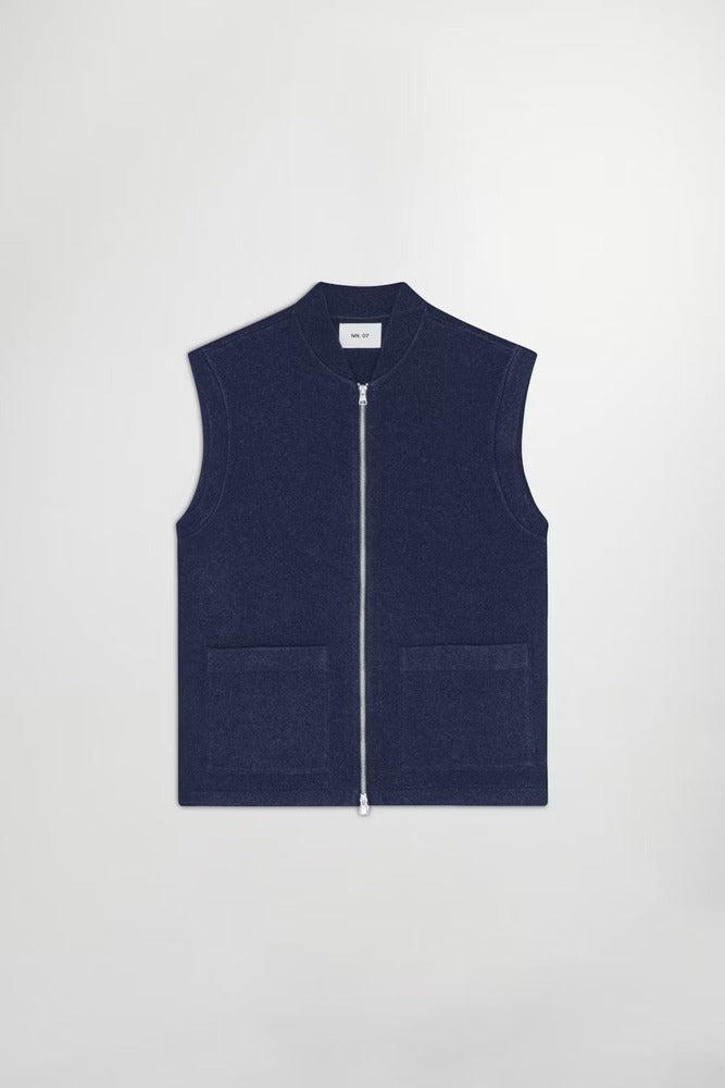 NN07 - Gilet Boiled Vest 6398 Navy Blue