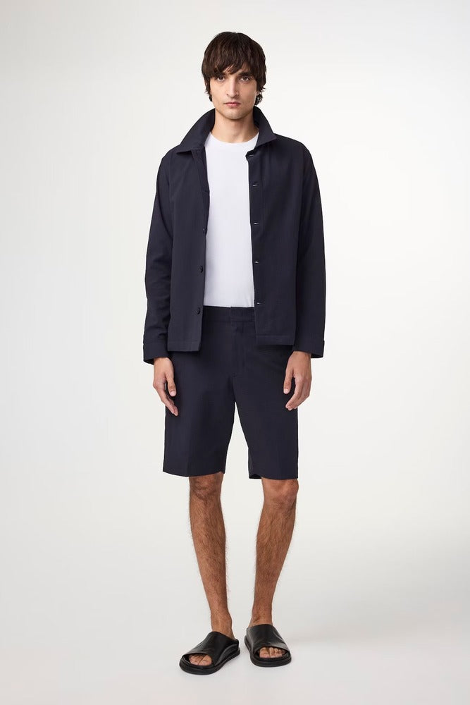 NN07 - Short Billie 1924 Seersucker Navy Blue