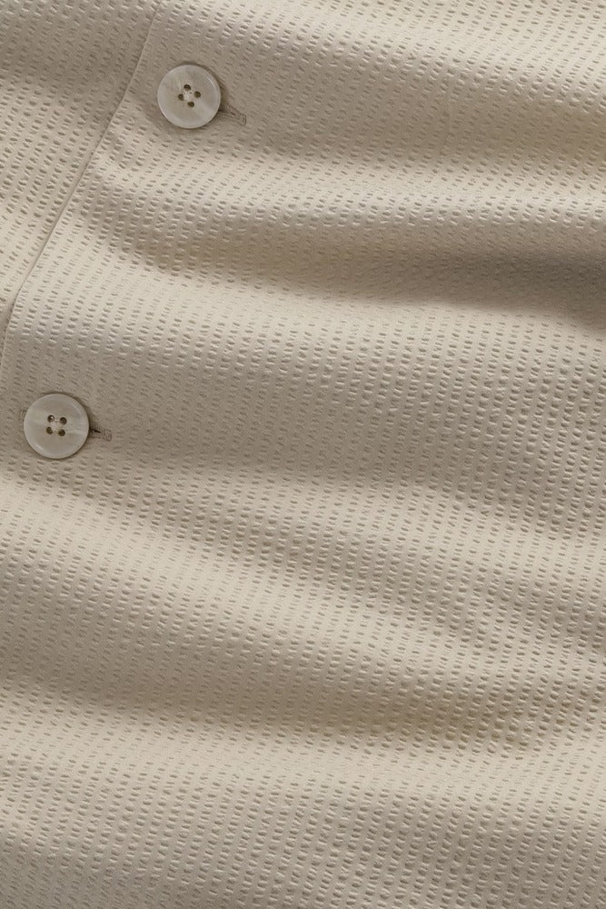 NN07 - Veste Zander 1924 Seersucker White pepper