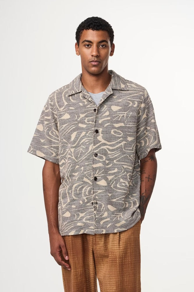 NN07 - Chemise Julio 3420 Jacquard Demitasse