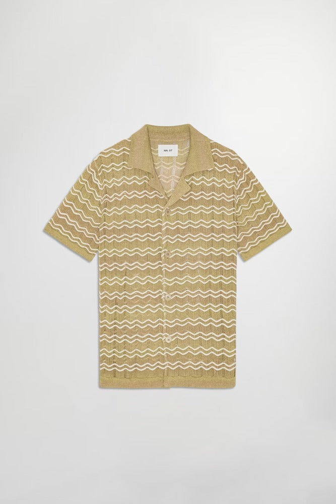 NN07 - Chemise Henry 6691 linen blend Multicolor