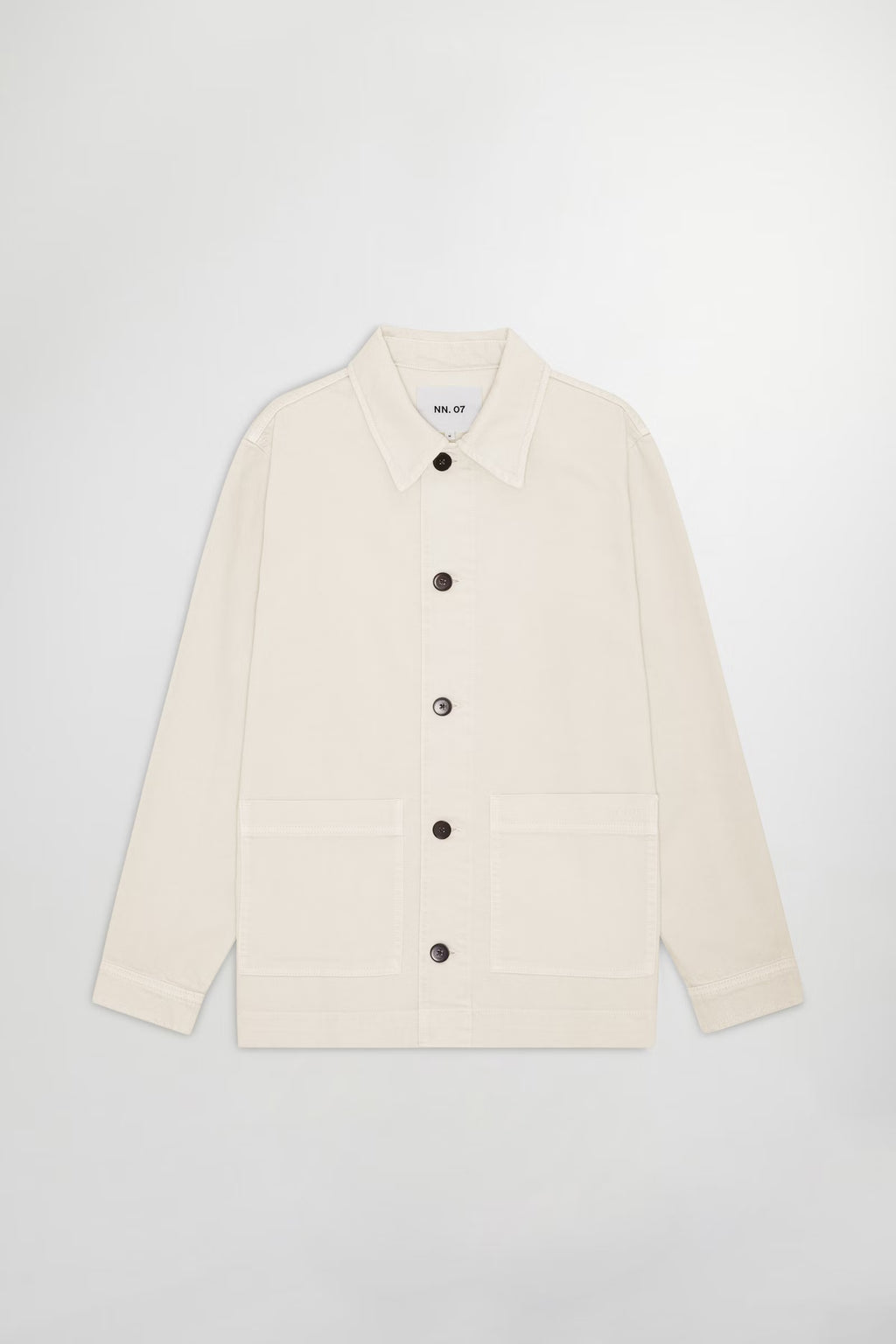NN07 - Ollie 1874 Workwear Overshirt Ivory