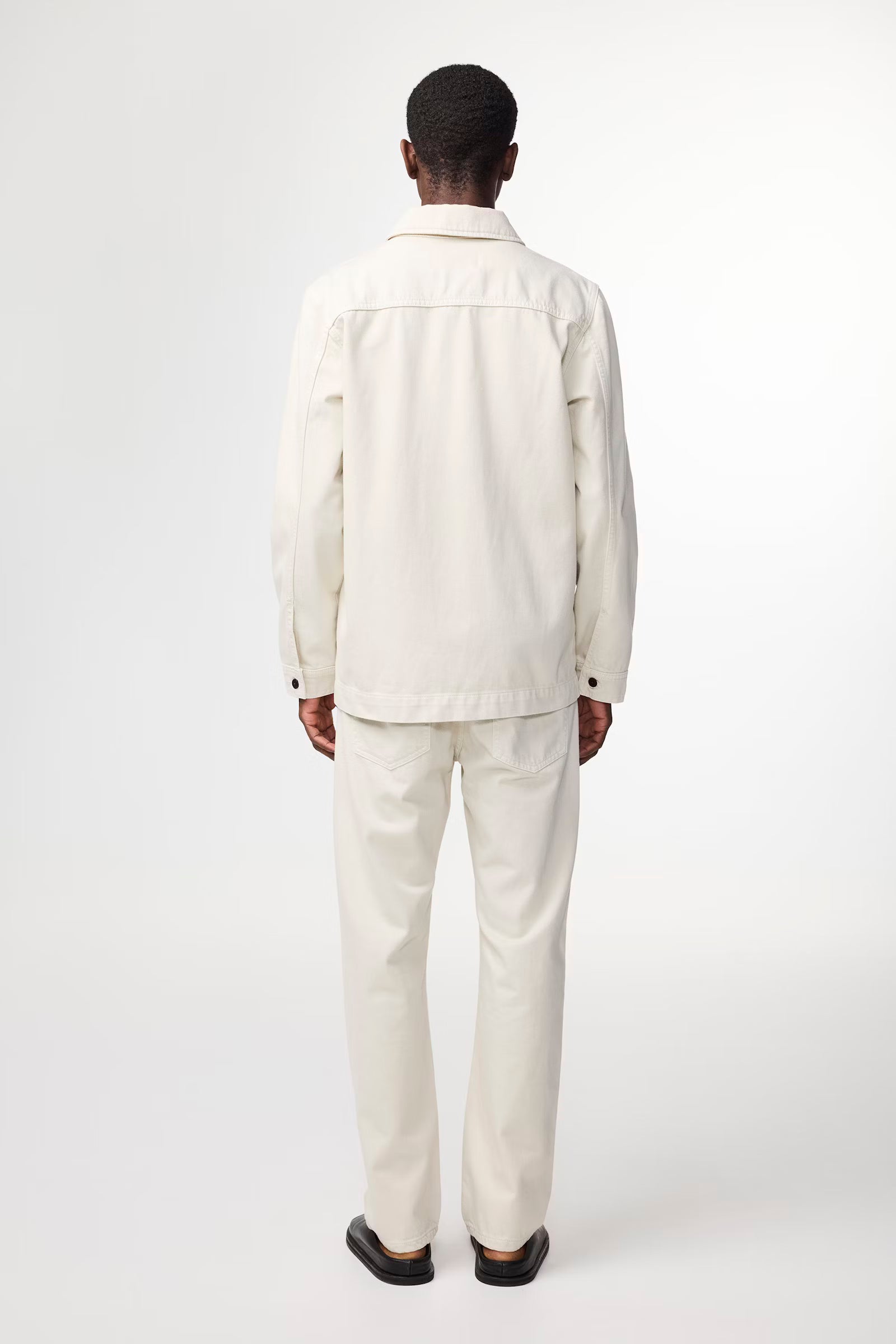 NN07 - Ollie 1874 Workwear Overshirt Ivory