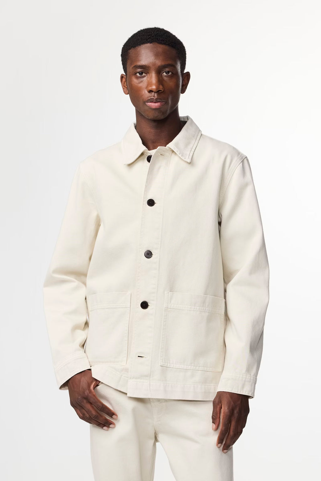 NN07 - Ollie 1874 Workwear Overshirt Ivory