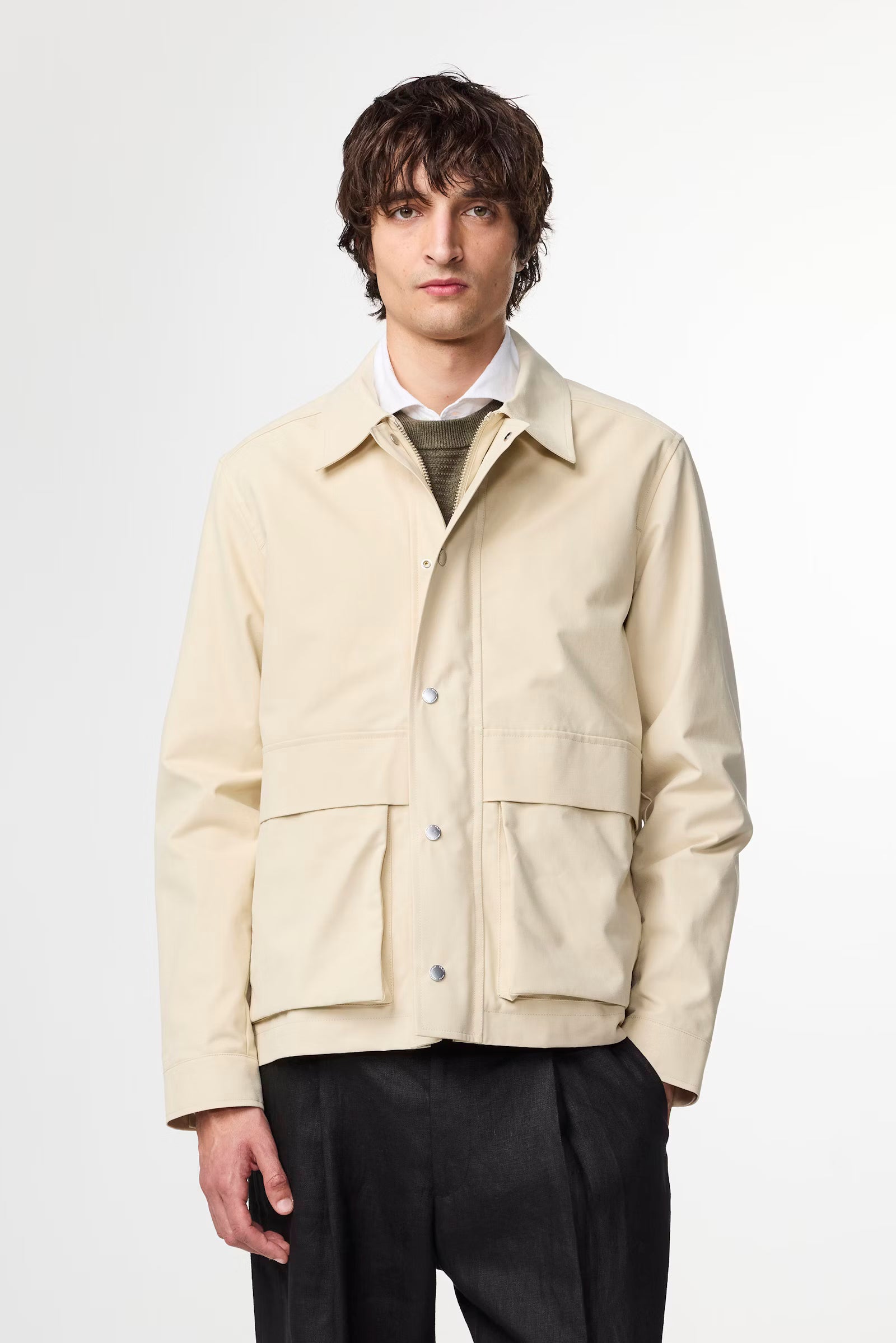 NN07 - Paulo Organic Coton Blouson Ecru