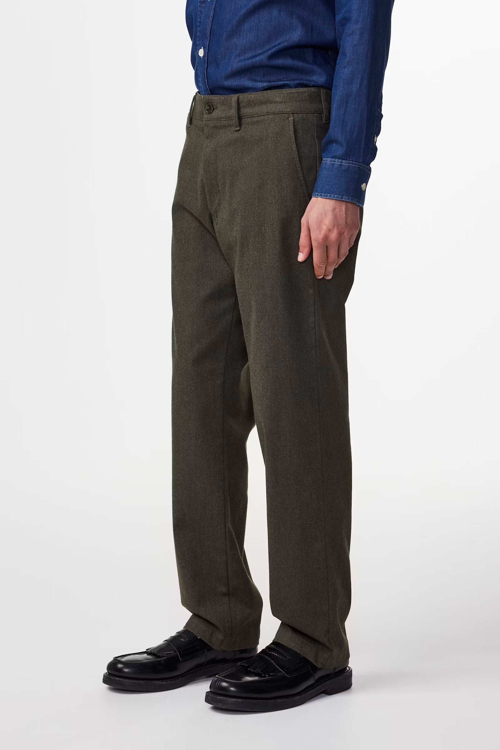 NN07 - Aden 1067 regular fit pantalon Dark Army