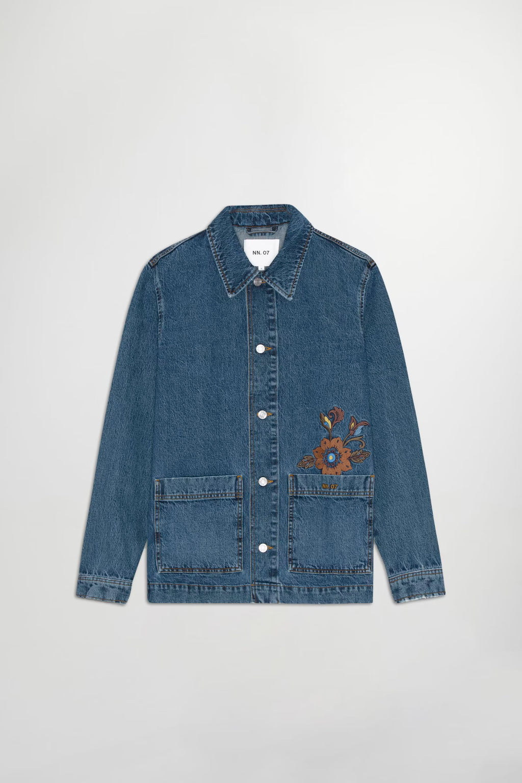 NN07 - Ollie 1847 Surchemise Heavy Denim Stonewashed