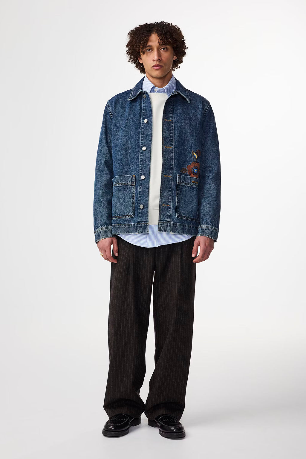 NN07 - Ollie 1847 Surchemise Heavy Denim Stonewashed