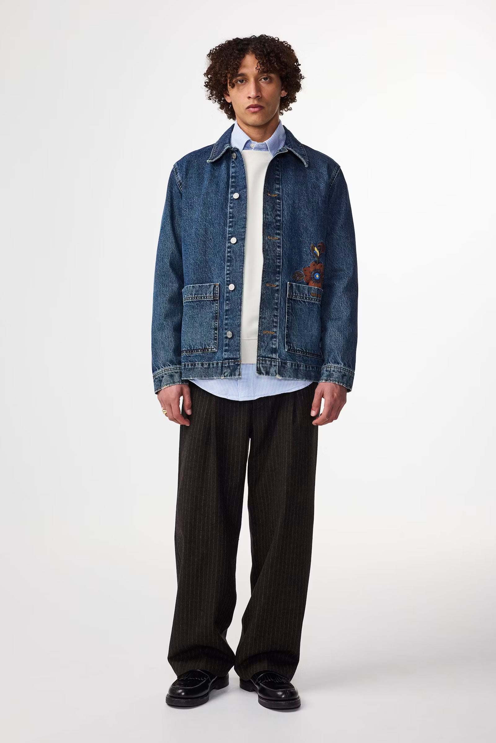 NN07 - Ollie 1847 Surchemise Heavy Denim Stonewashed