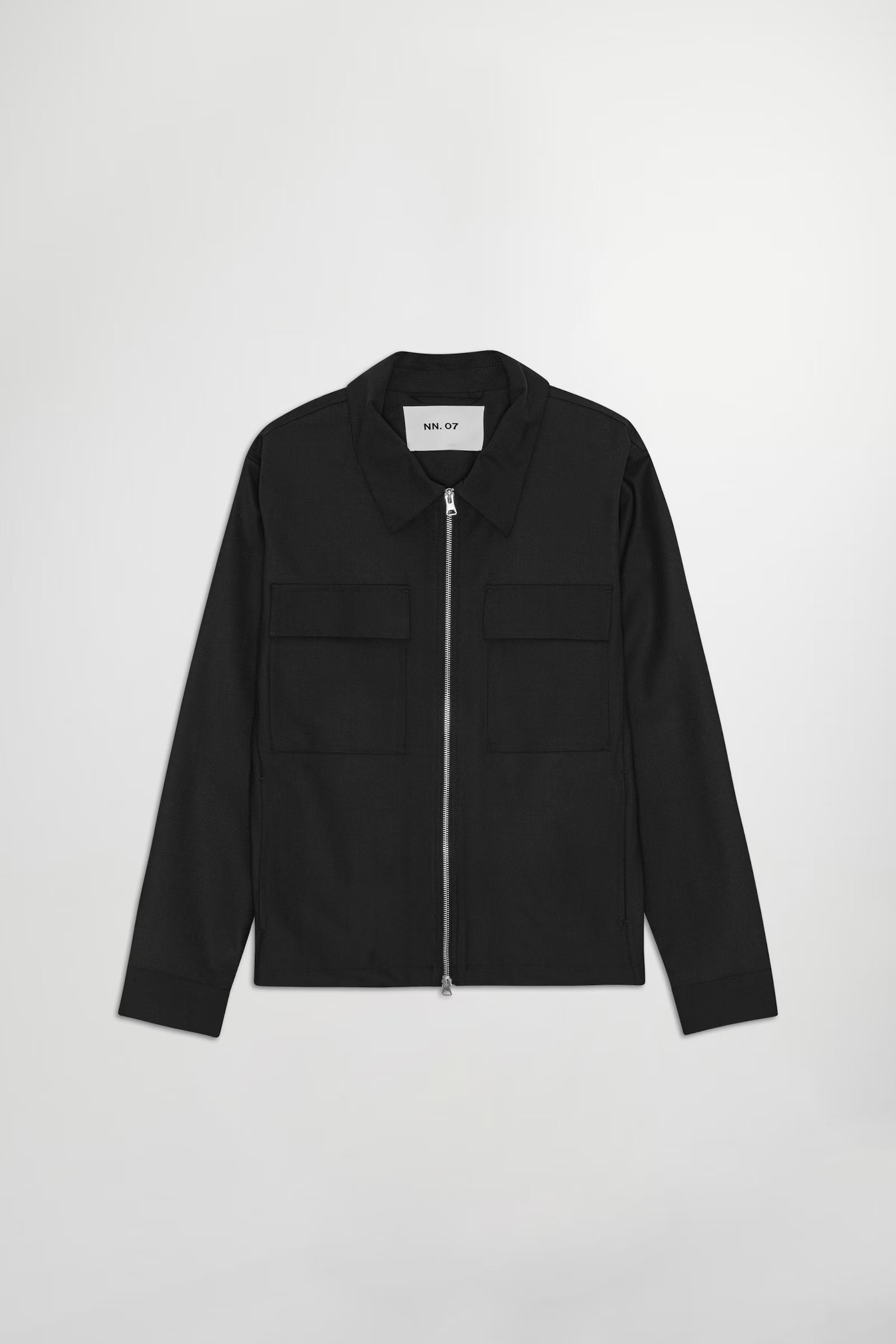 NN07 - Alban 1088 Two-way zipper Hybrid Black