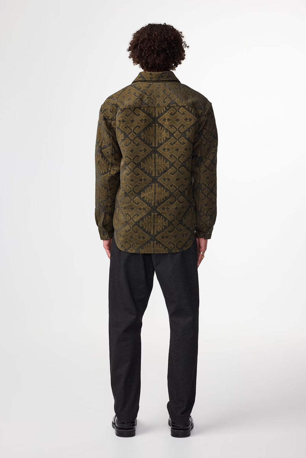 NN07 - Adwin 5579 Surchemise Jacquard Green Multi