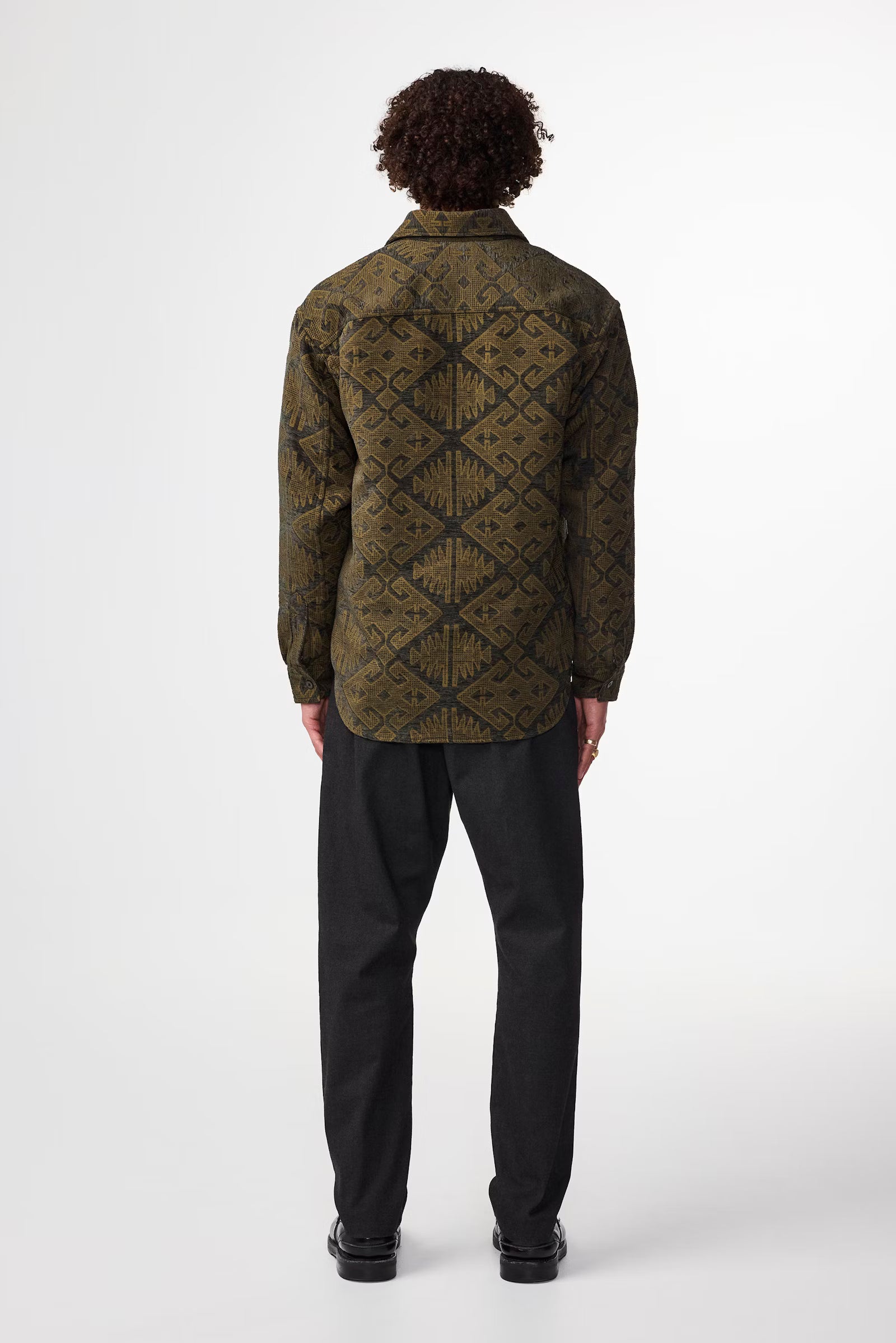 NN07 - Adwin 5579 Surchemise Jacquard Green Multi