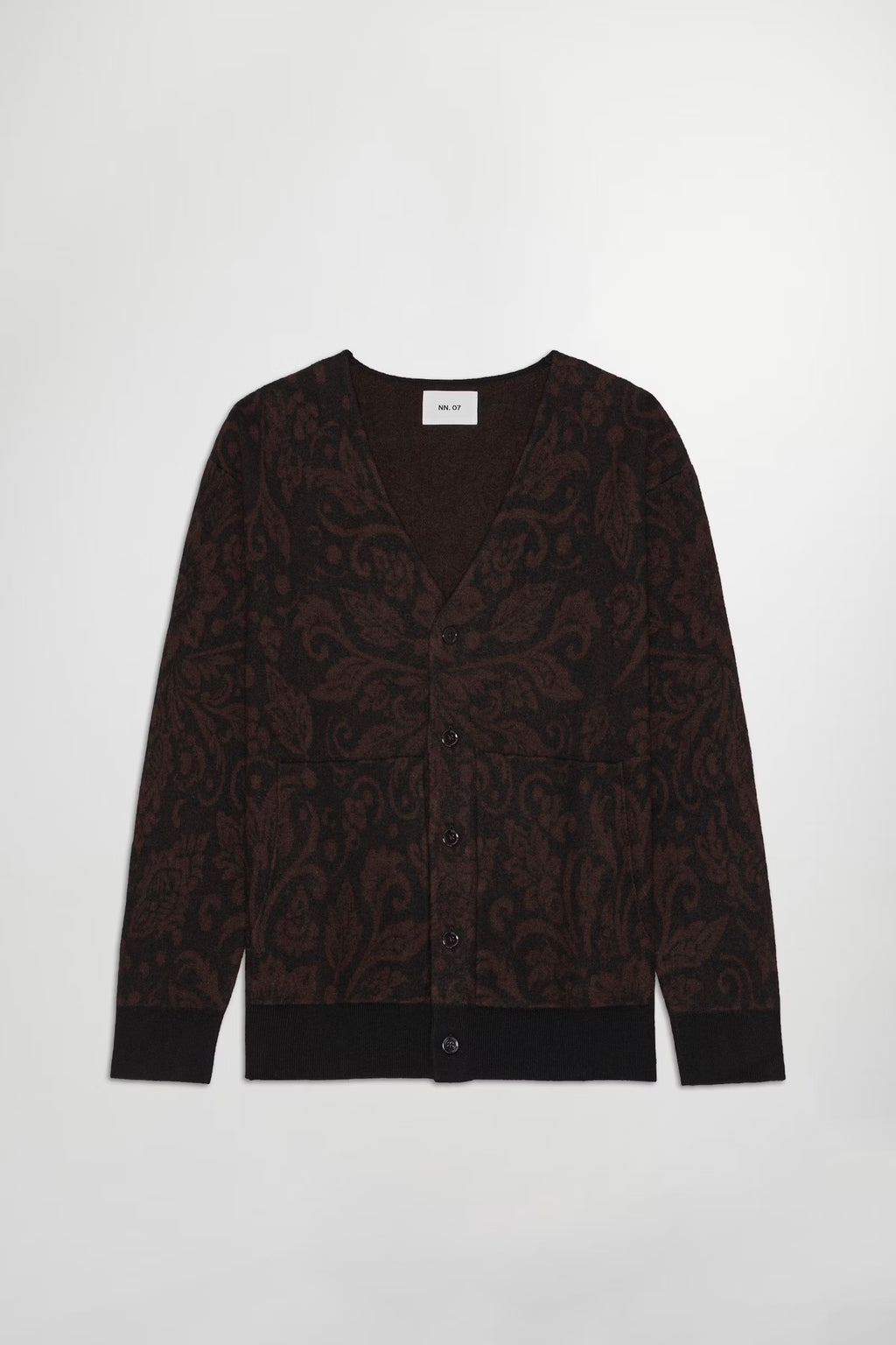 NN07 - Cardigan Michael Boiled wool Black