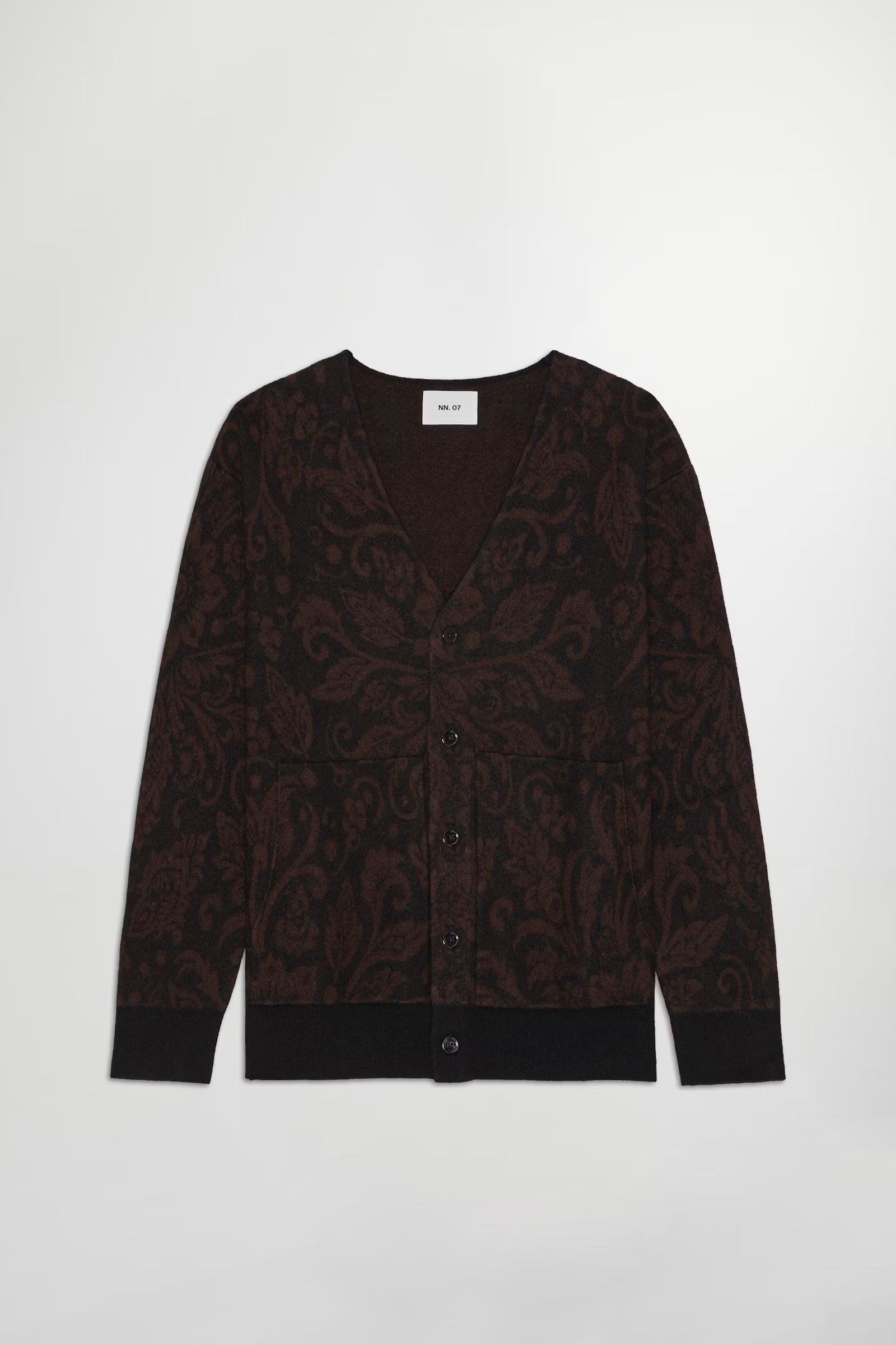 NN07 - Cardigan Michael Boiled wool Black