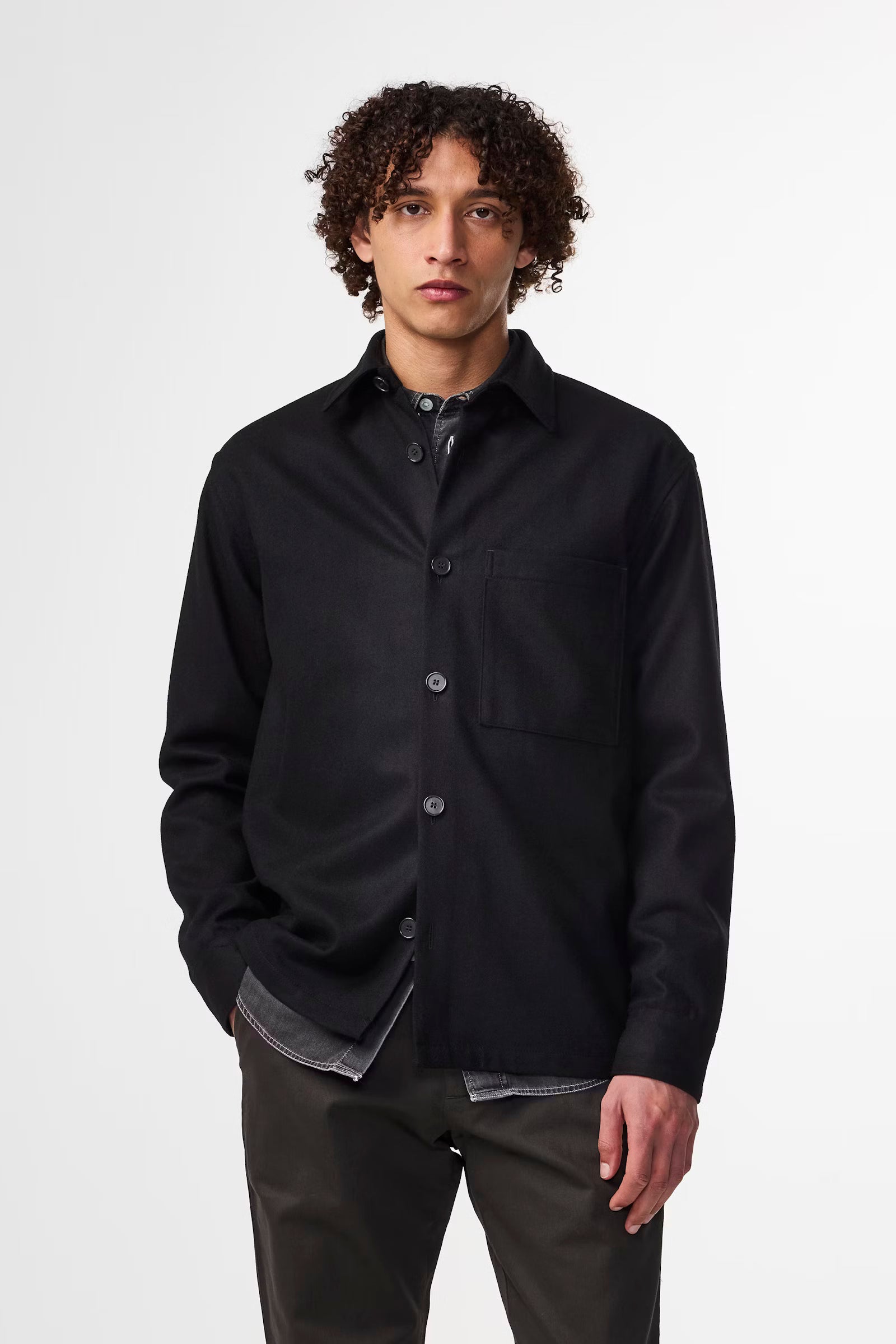 NN07 - Freddy 1630 Veste Wool Blend Black