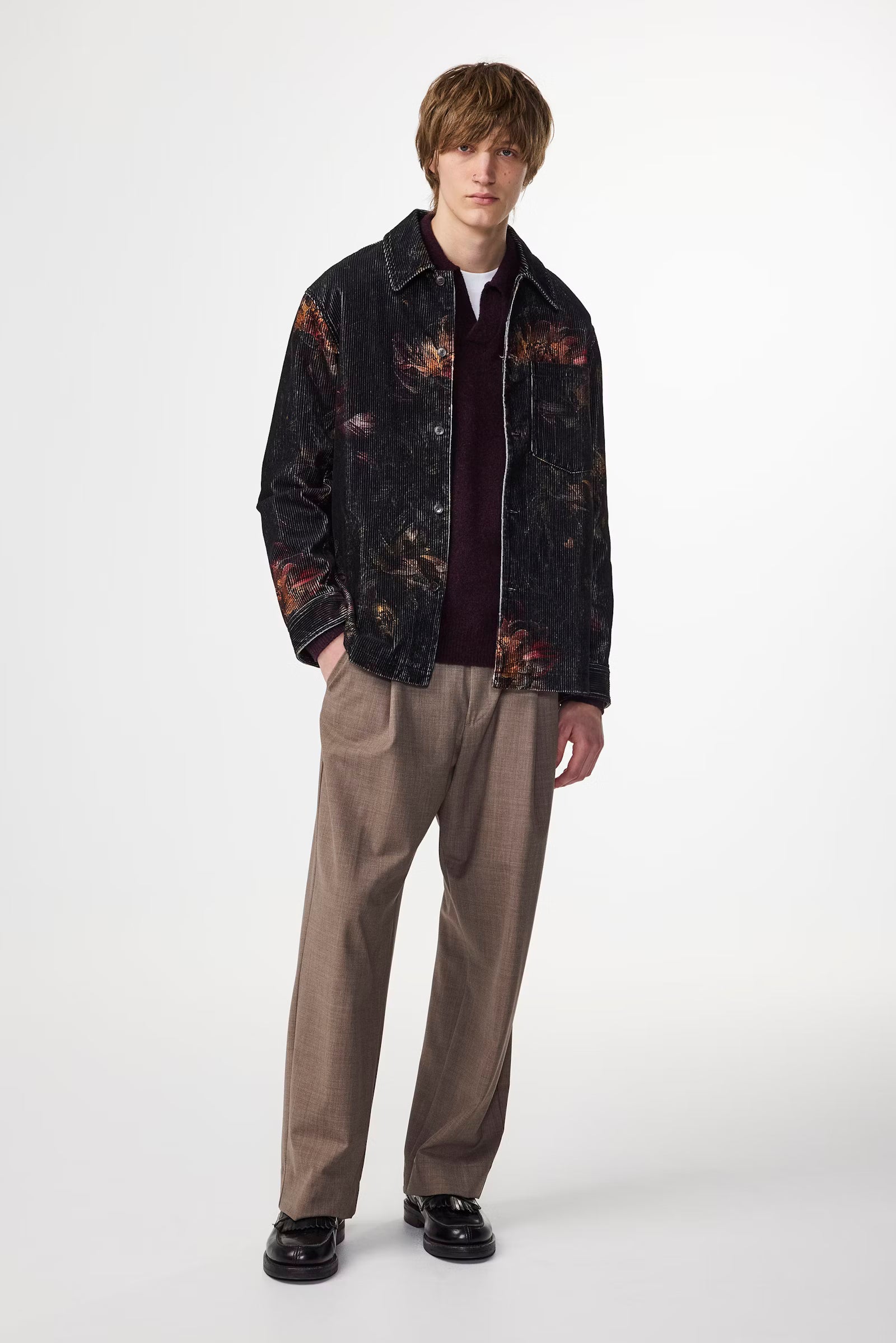 NN07 - Blaze 50004 Surchemise velours Multi Coulour prinr