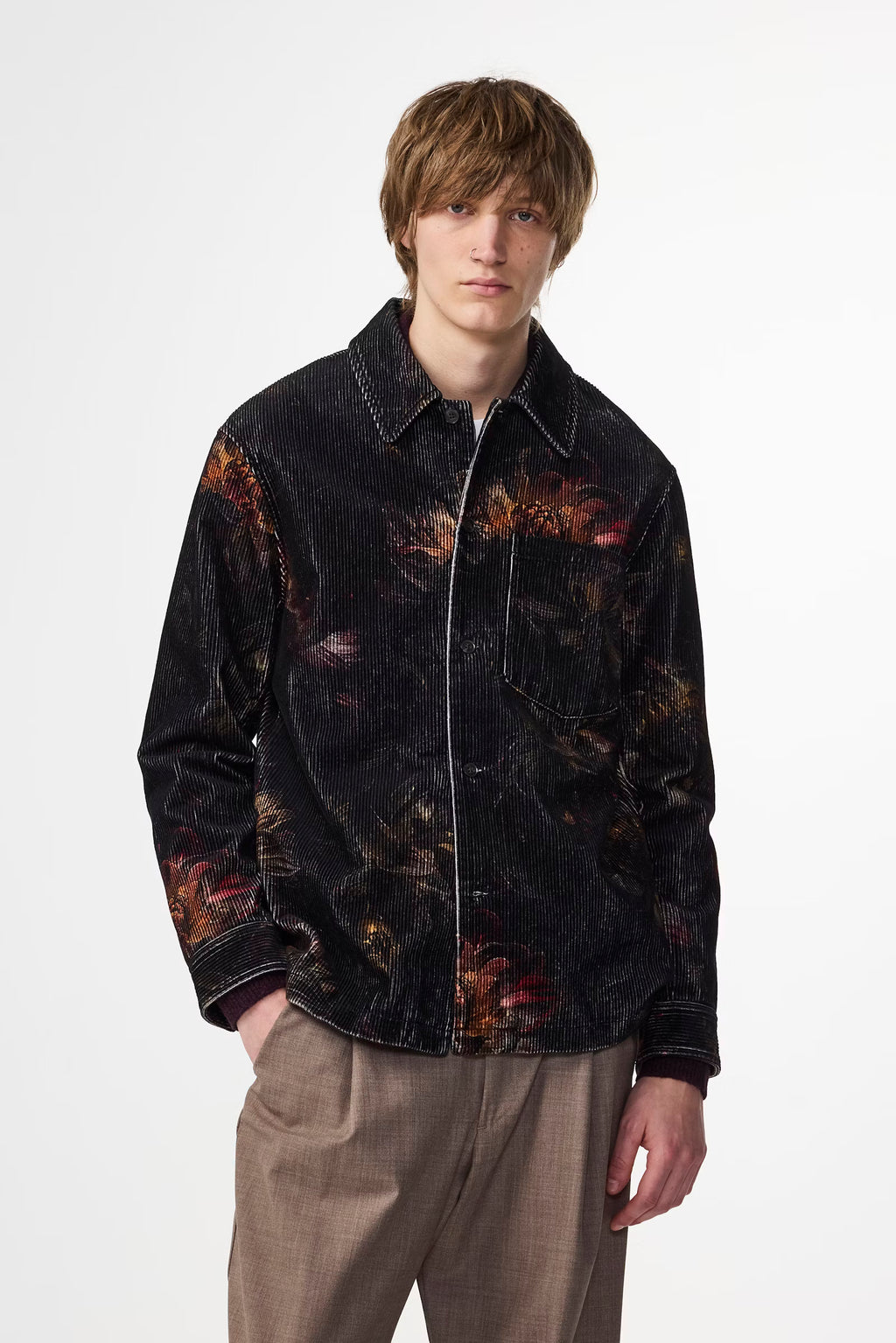 NN07 - Blaze 50004 Surchemise velours Multi Coulour prinr