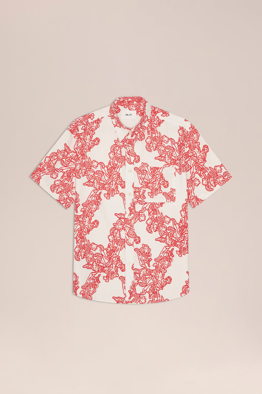 NN07 - Chemise Deon Print 50055 Ivory