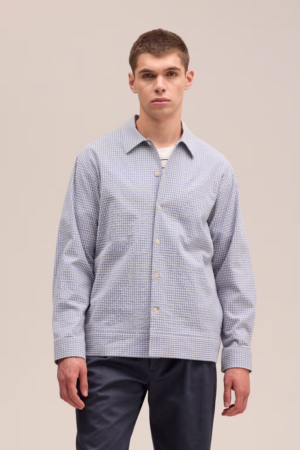 NN07 - Chemise Reed 50057 Stone Blue