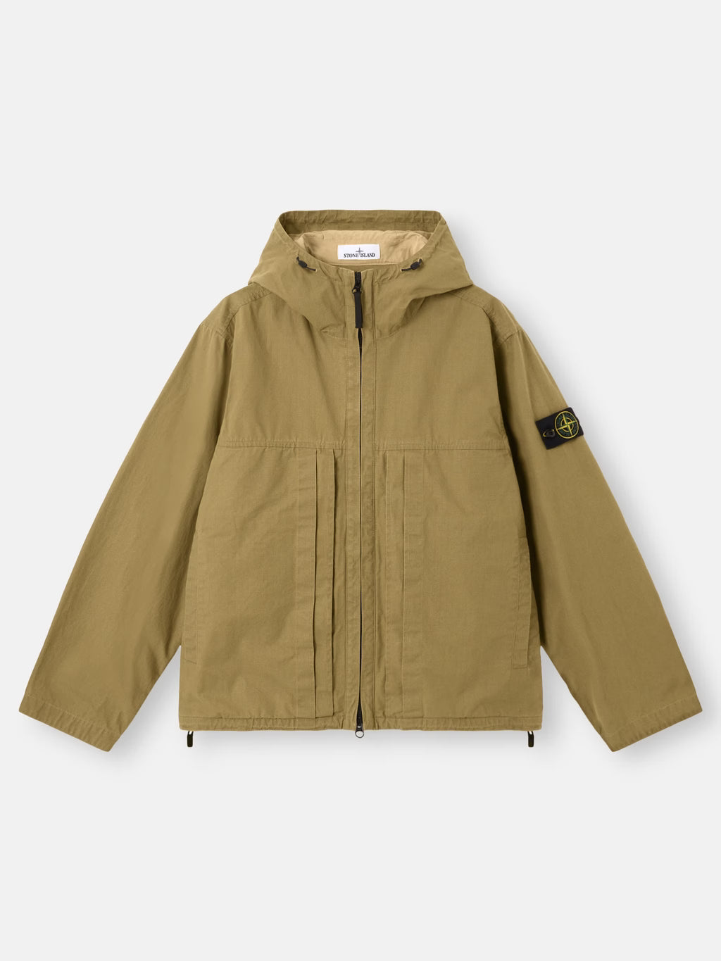 Stone Island - 4100012 Blouson double-coat coton Ripstop Military Green