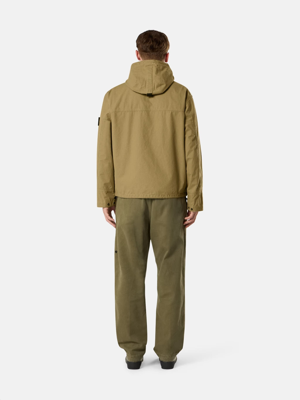 Stone Island - 4100012 Blouson double-coat coton Ripstop Military Green
