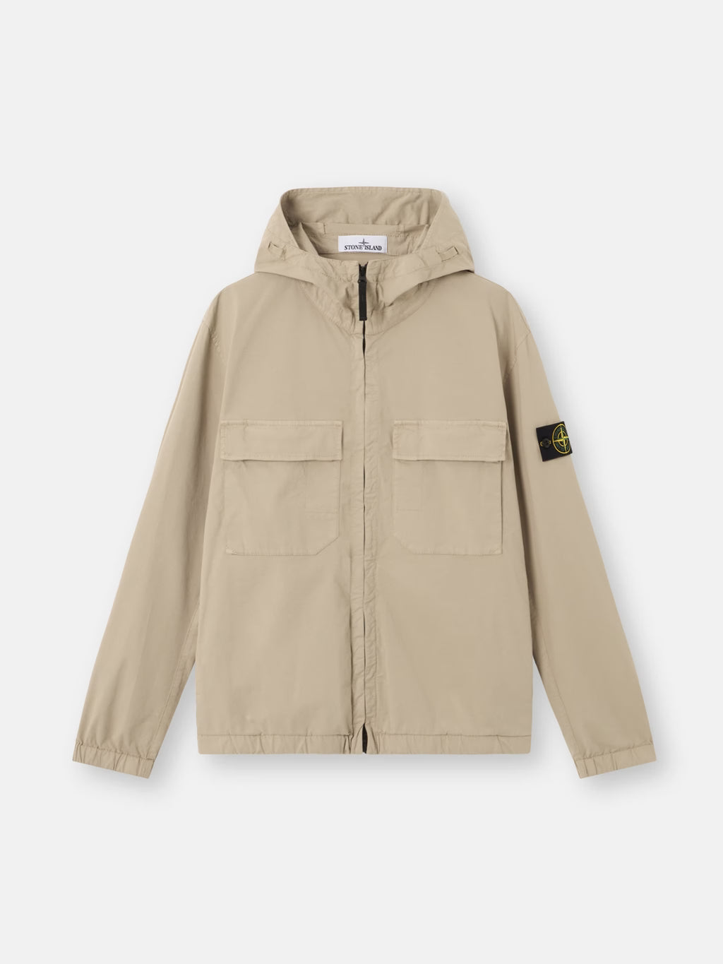 Stone Island - 4100077 Veste Déperlante Strech Organic Cotton twill Désert