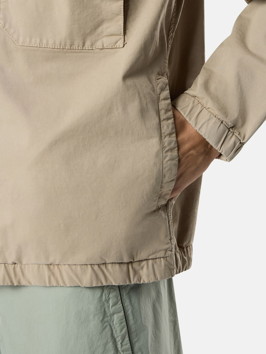 Stone Island - 4100077 Veste Déperlante Strech Organic Cotton twill Désert