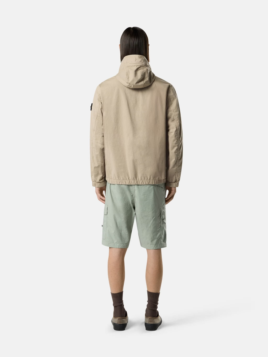 Stone Island - 4100077 Veste Déperlante Strech Organic Cotton twill Désert