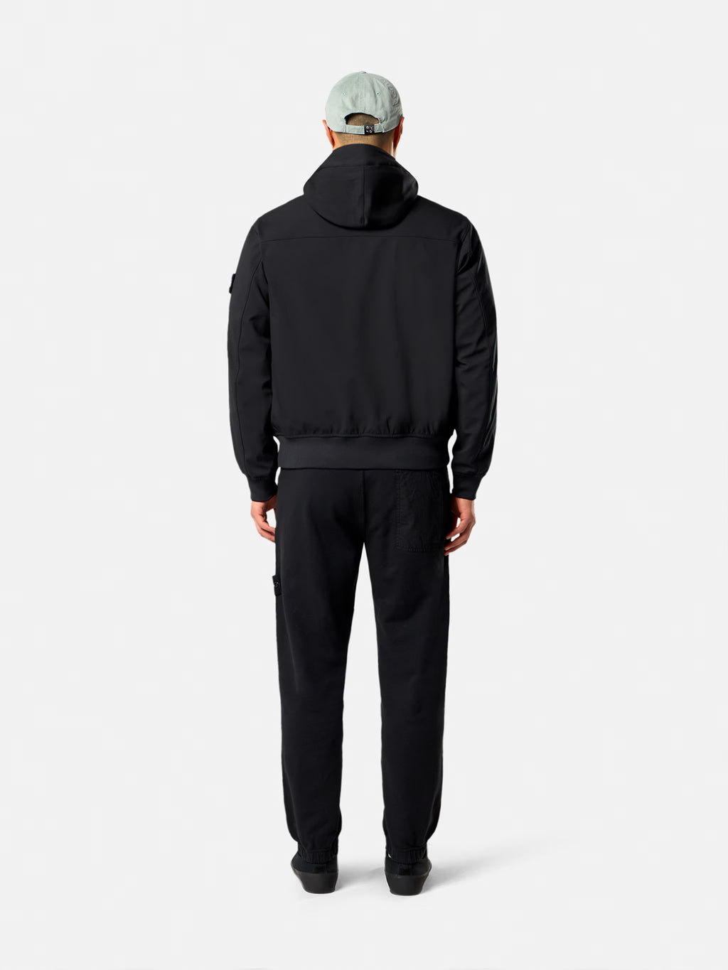 Stone Island - 4100118 Veste à capuche Soft Shell Black