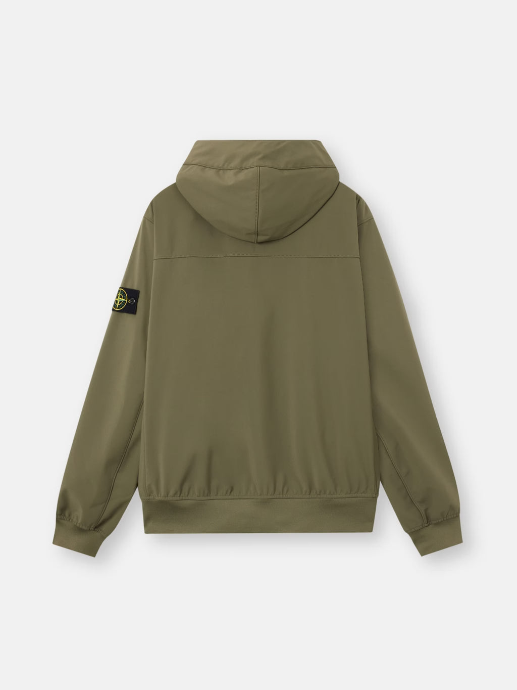 Stone Island - 4100118 Veste à capuche Soft Shell Vert Militaire