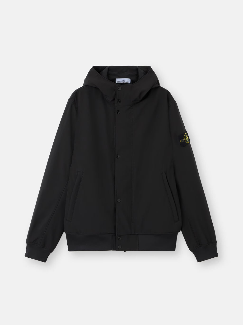 Stone Island - 4100118 Veste à capuche Soft Shell Black