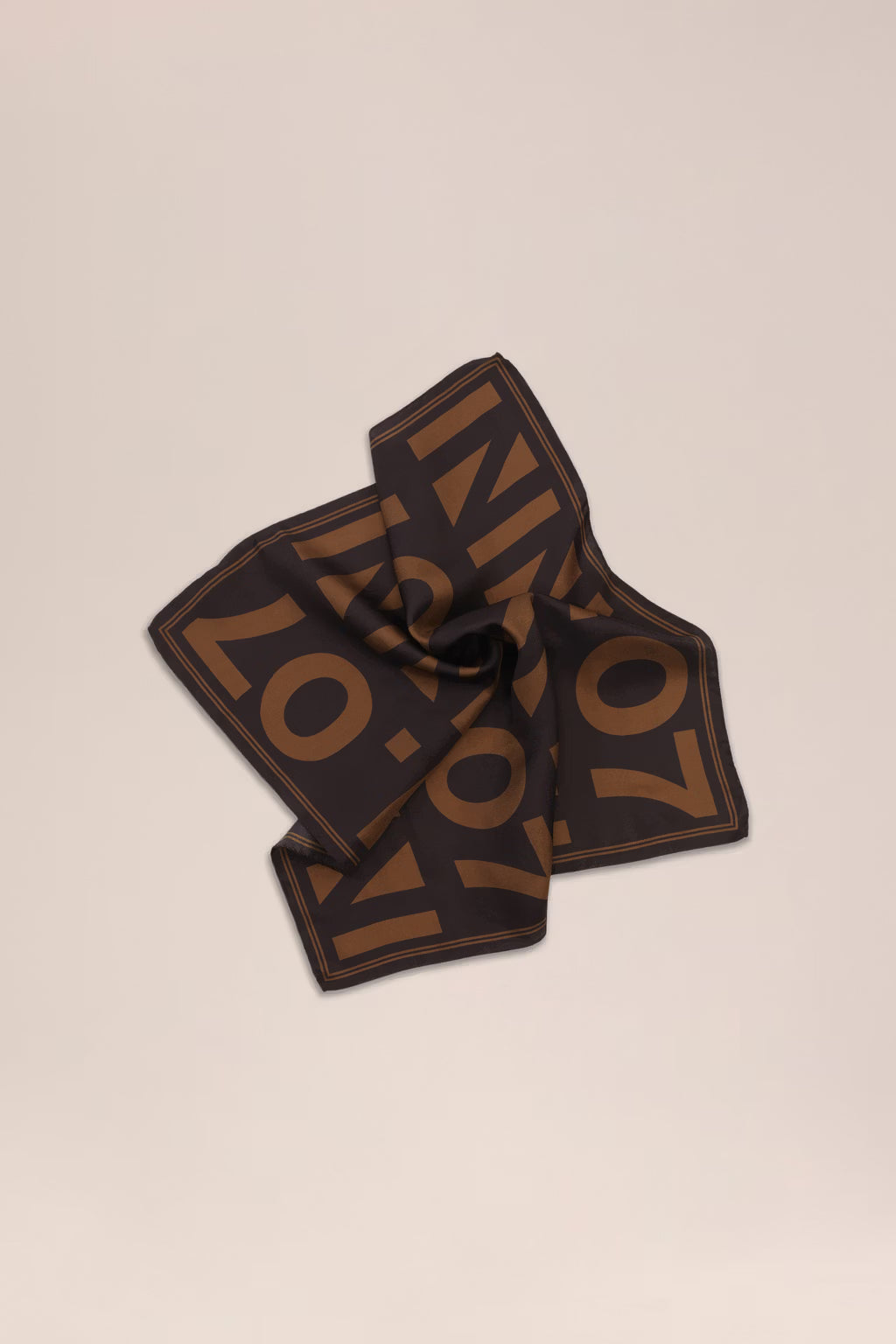 NN07 - Foulard Tact Scarf 90032 Deep Truffle