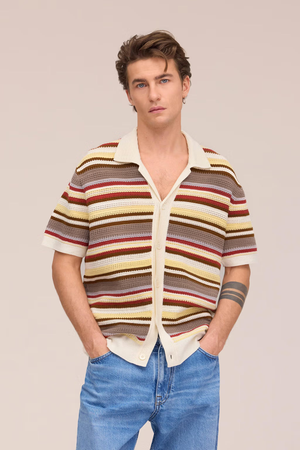 NN07 - Cardigan Lars 60019 Ivory