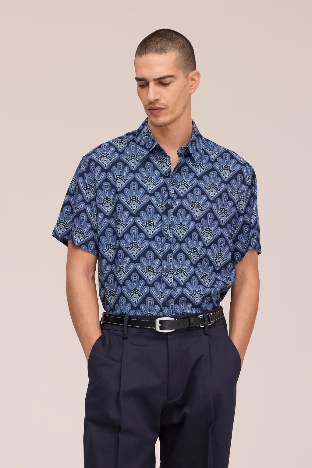 NN07 - Chemise Deon 50055 Navy Blue
