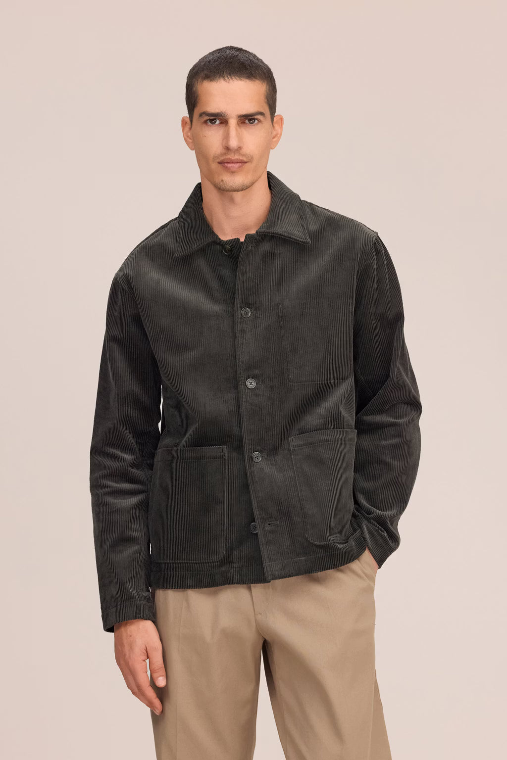NN07 - Surchemise Velours Morgan 50004 Dark Army