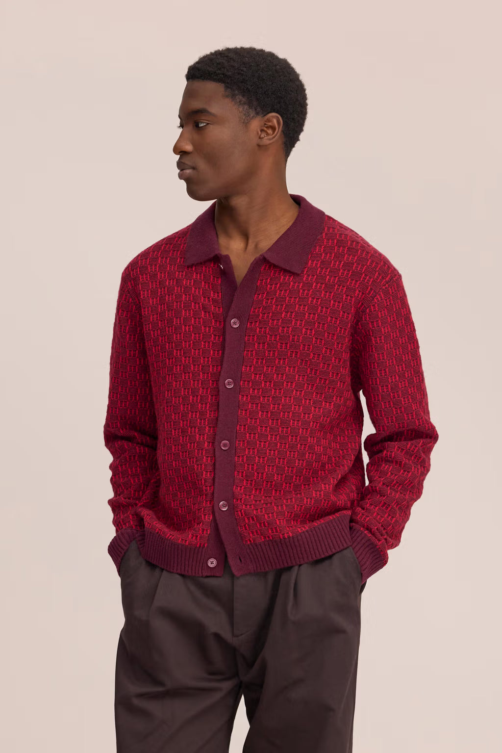 NN07 - Thor Polo Cardigan 60004 Winetasting