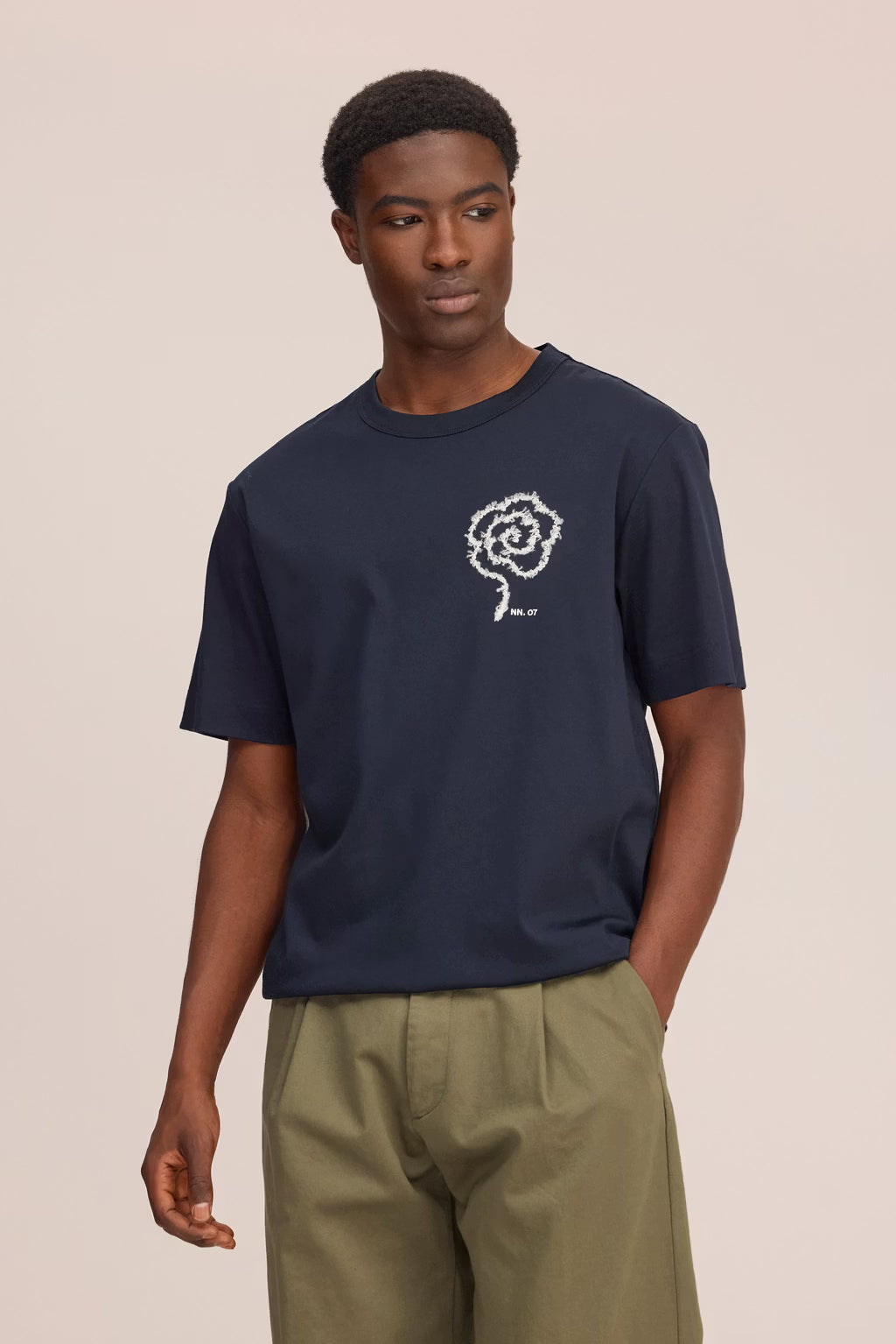 NN07 - Tee-shirt Pedro EMB 3525 Deep Navy